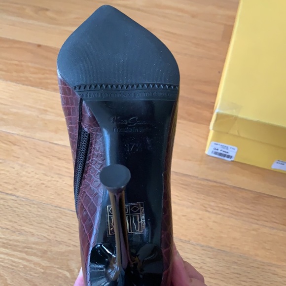 Mimosa burgundy booties - Picture 4 of 6